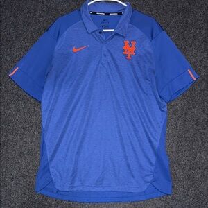 Nike Meta Royal Blue Men's Polo Shirt Large